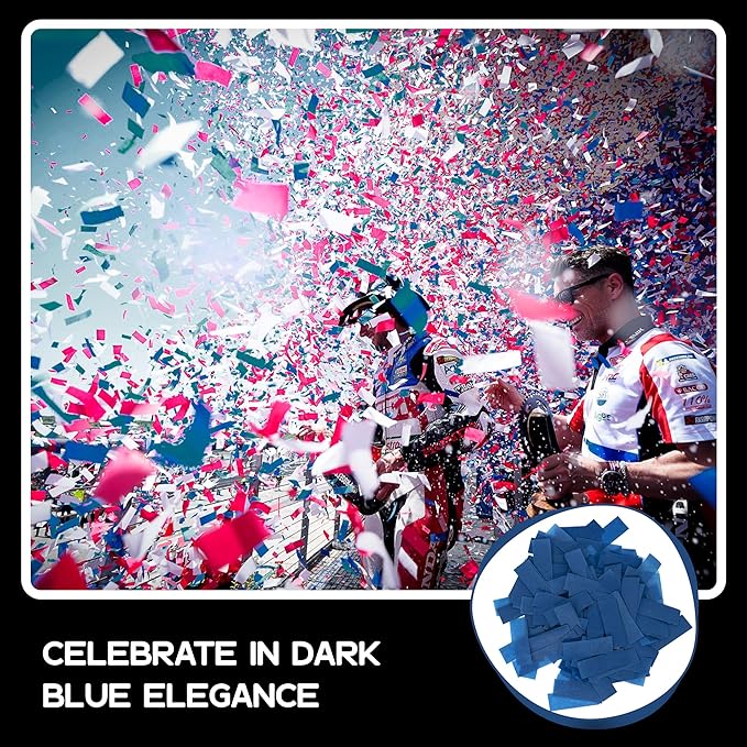Ultimate Confetti Dark Blue Biodegradable Confetii - Image 3