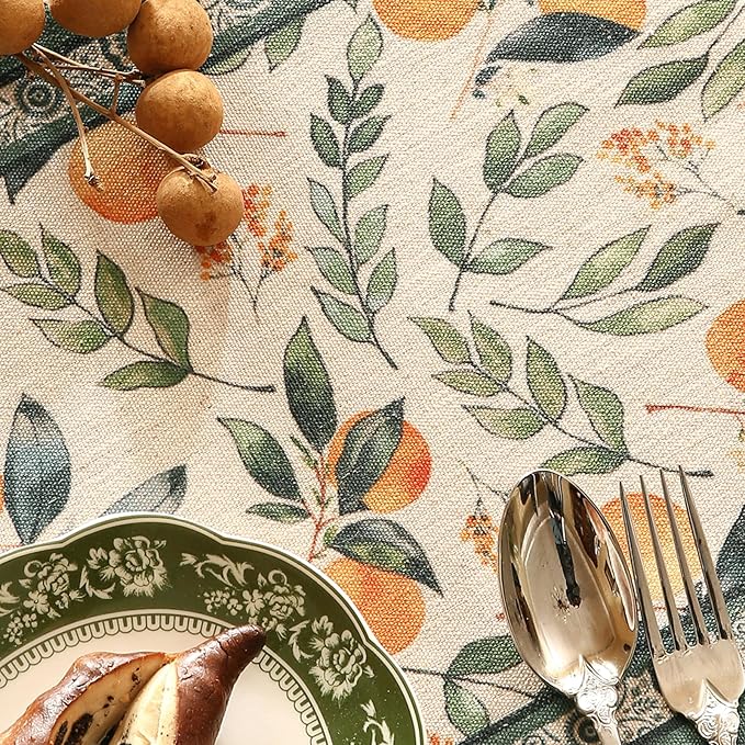 patdrea Designer Vintage Fresh Farmhouse Linen Table Runner 102 Inch Long - Image 3