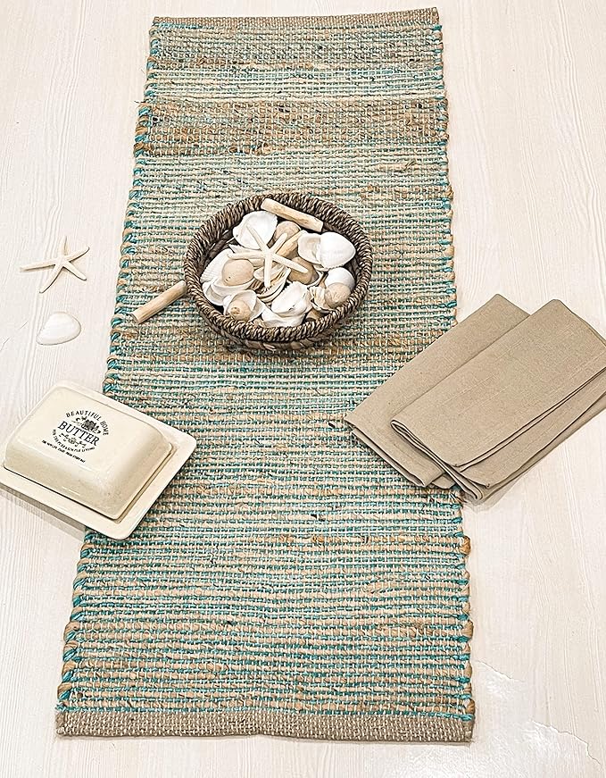 Chardin home Natural Jute Table Runner 13x36 Inch – Vintage Boho Rustic Table - Image 7