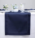 Solino Home Linen Navy Blue Table Runner 144 Inches Long by SolinoHome