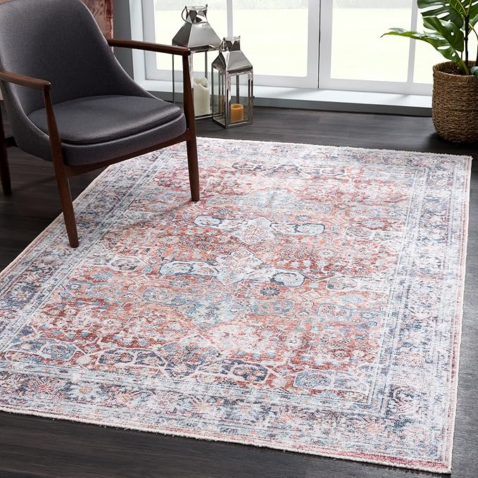 Bloom Rugs Caria Washable Non-Slip 5x7 Rug - Image 2