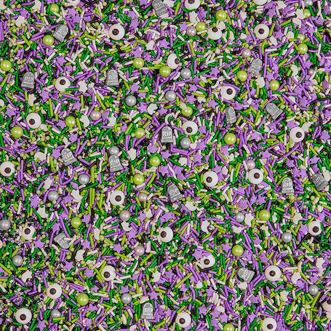Fancy Sprinkles Limited Edition Halloween Graveyard Shift Purple and Green - Image 2