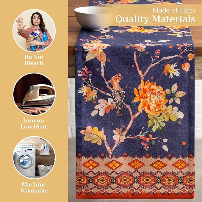 Maison d' Hermine Table Runner 100% Cotton Single Layer Table Runners 108 - Image 3
