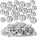 Funtery 100 Pcs Mirror Disco Balls Bulk Assorted Silver Hanging Disco Ball Decor by Funtery