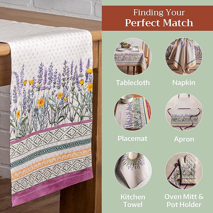 Maison d' Hermine Table Runner 100% Cotton Single Layer Table Runners 72 inches - Image 5