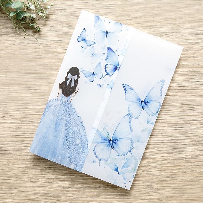 PONATIA 50 PCS Vellum Jackets for 5x7 Invitations by ponatia