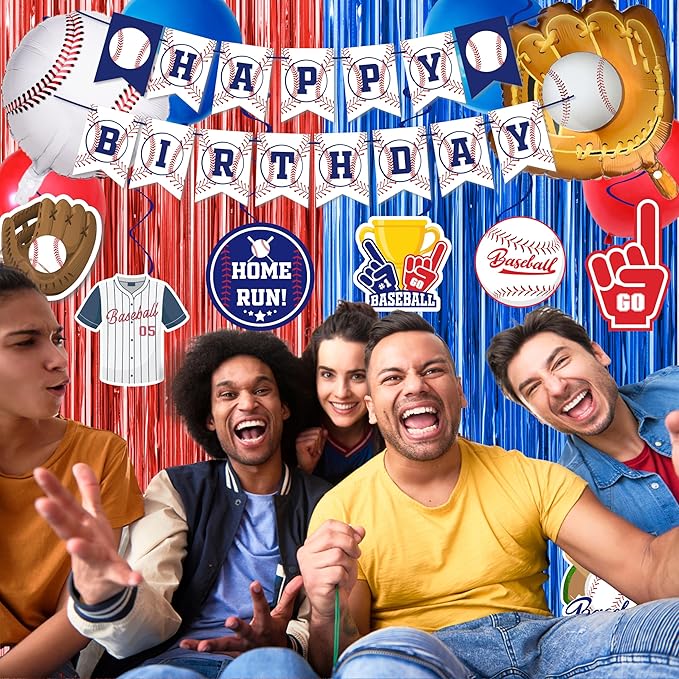 Baseball Party Decorations, Baseball Birthday Party Supplies Kit, Include Sport - Image 8