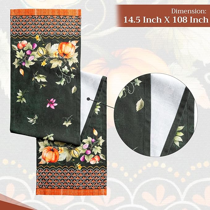 Maison d' Hermine Table Runner 100% Cotton Single Layer Table Runners 108 - Image 4