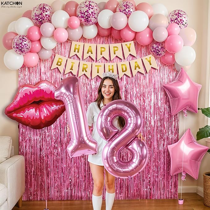 KatchOn, Girls & Her | Pink Party Decorations - Image 7