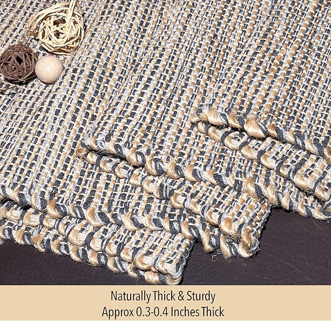 Chardin home Natural Jute Table Runner 13x72 Inch – Vintage Boho Rustic Table - Image 4