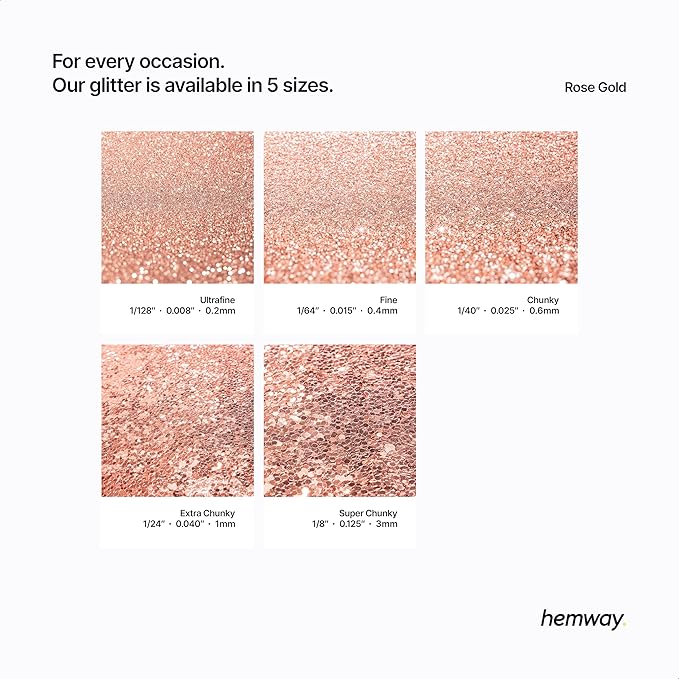 Hemway Eco Friendly Biodegradable Glitter 100g / 3.5oz Bio Cosmetic Safe - Image 3
