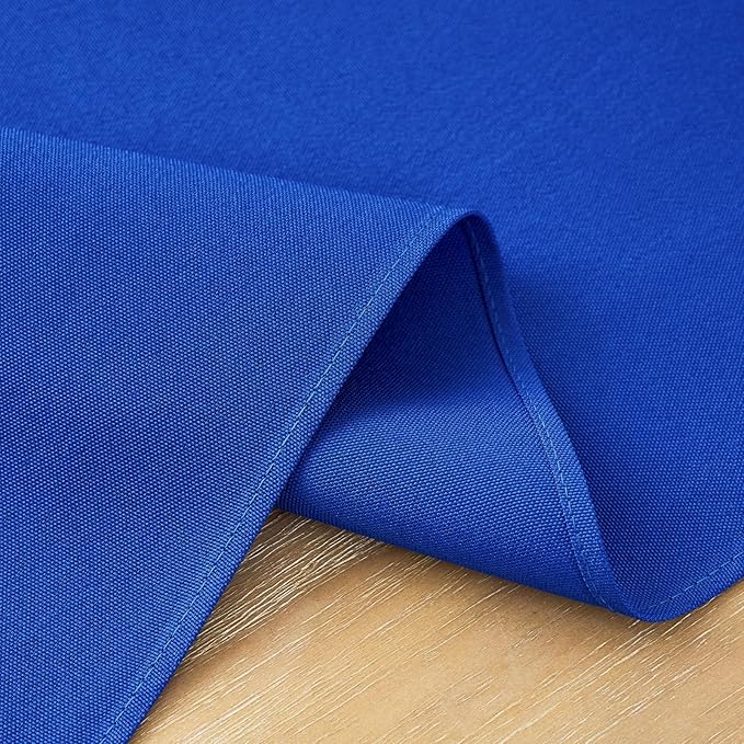 2 Pack Blue Table Runner 12 x 60 Inch Solid Color Farmhouse Runners Coffee - Image 5