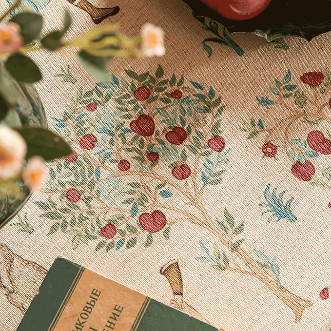 patdrea Designer Italian Beige Tablecloth - Image 4