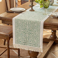 Table Runners 83 Inches, Waterproof Boho Table Runner by UWWGKK