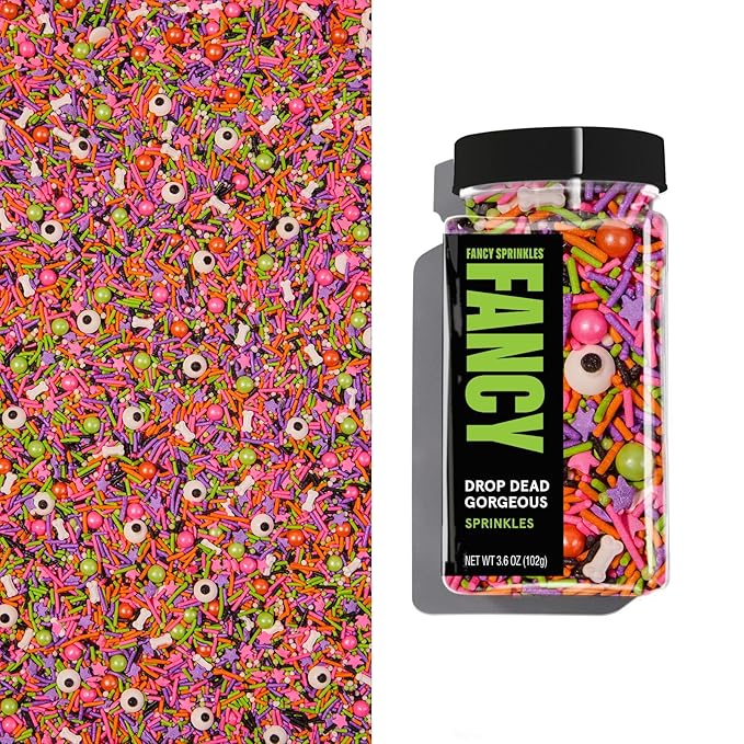 Fancy Sprinkles Limited Edition Halloween Drop Dead Gorgeous Sprinkles Dessert by FancySprinkles