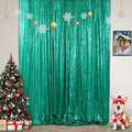 ShinyBeauty 10x10FT Green Sequin Backdrop | Grinch Christmas Photo Background | by ShinyBeauty