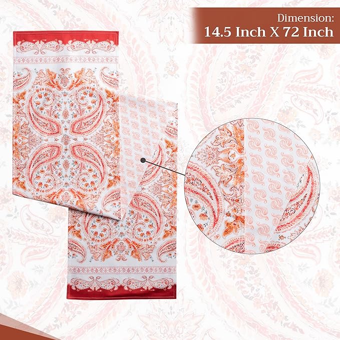 Maison d' Hermine Table Runner 100% Cotton Double Layer Table Runners 72 inches - Image 4
