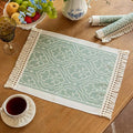 Placemats Set of 4, Waterproof Placemat by UWWGKK