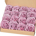 BLEUM CADE 16Pcs Artificial Flowers Fake Roses by BLEUMCADE