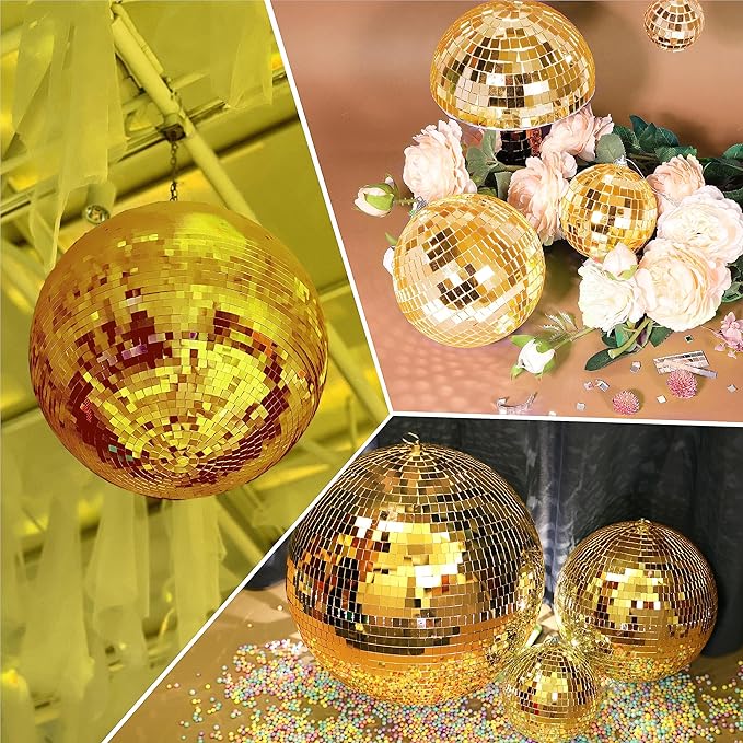 PP OPOUNT 2360 PCS Disco Ball Tiles, 5 x 5 mm Self-Adhesive Mirror Tiles - Image 2