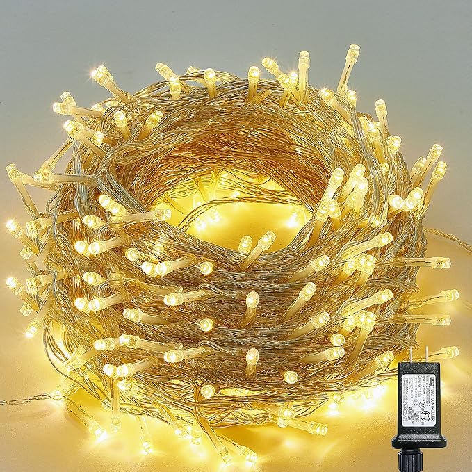LJLNION 300 LED String Lights Outdoor Indoor, Extra Long 98.5FT Christmas Lights - Image 8