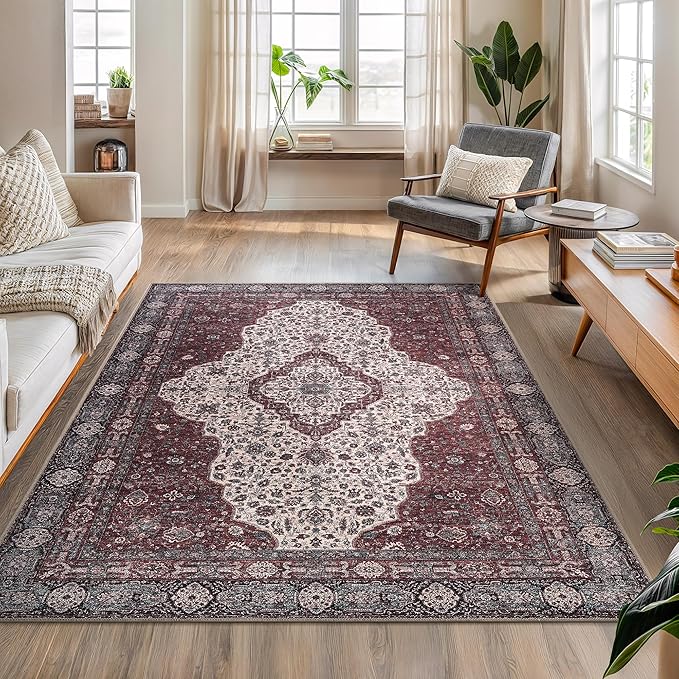 Bloom Rugs Washable Non-Slip 5' x 7' Rug by BloomRugs