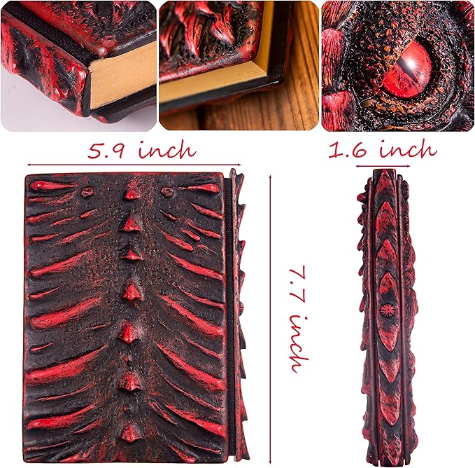 3D Dragon Eye Embossed Journal, Resin Engraving Notebook, Dnd notebook - Image 3