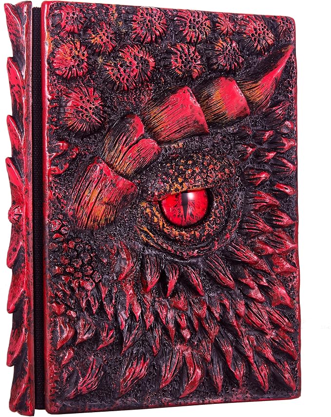 3D Dragon Eye Embossed Journal, Resin Engraving Notebook, Dnd notebook by LZlightactor