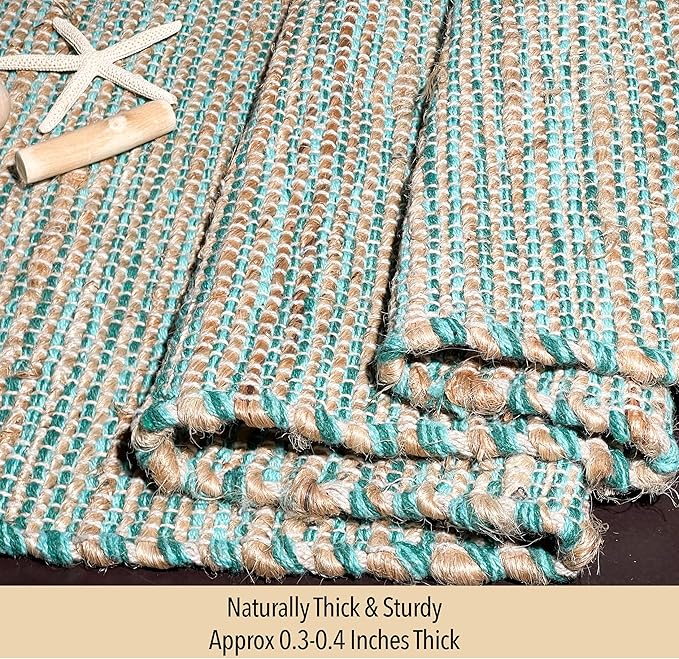 Chardin home Natural Jute Table Runner 13x36 Inch – Vintage Boho Rustic Table - Image 3