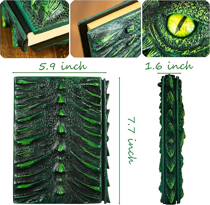 3D Dragon Eye Embossed Journal, Resin Engraving Notebook, Dnd notebook - Image 2