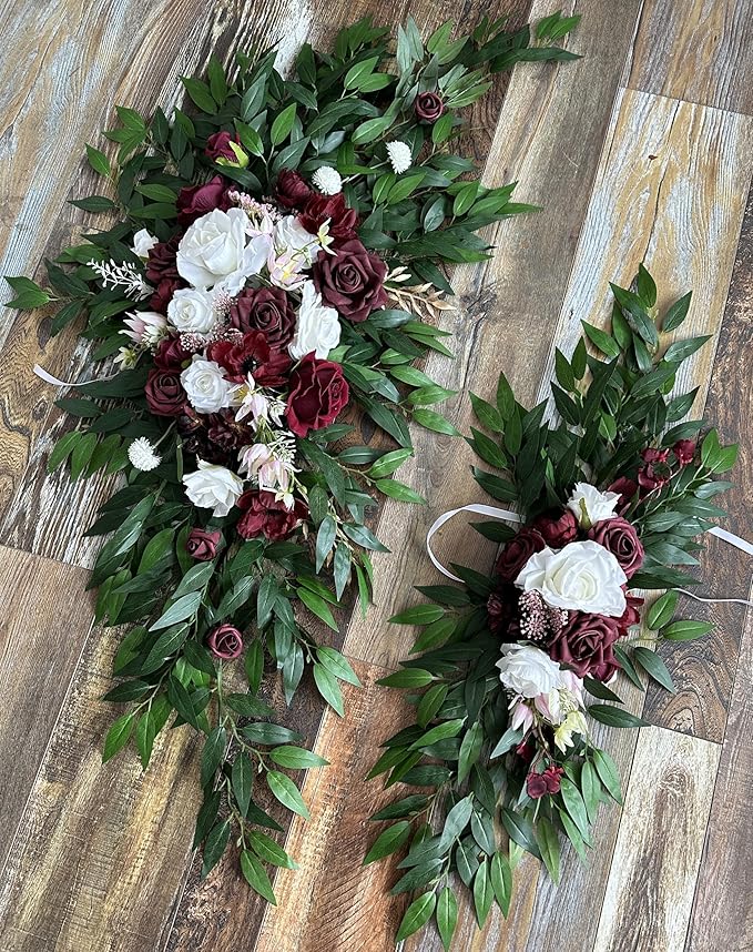 Wedding Arch Flowers with Drapes Kit - Image 7