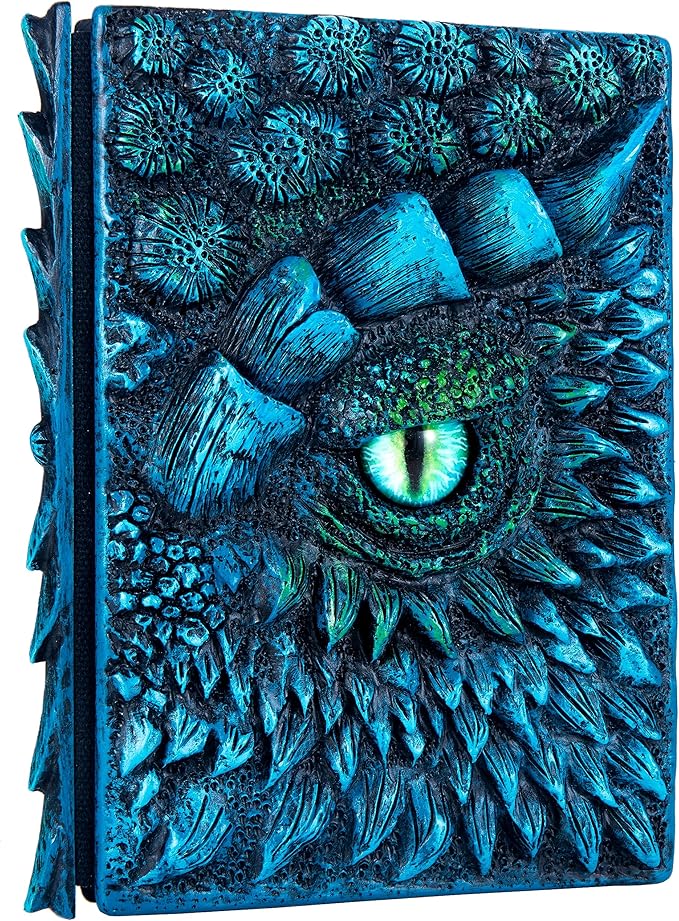 3D Dragon Eye Embossed Journal, Resin Engraving Notebook, Dnd notebook by LZlightactor