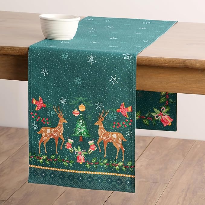 Maison d' Hermine Table Runner 100% Cotton Double Layer Table Runners 72 inches - Image 9