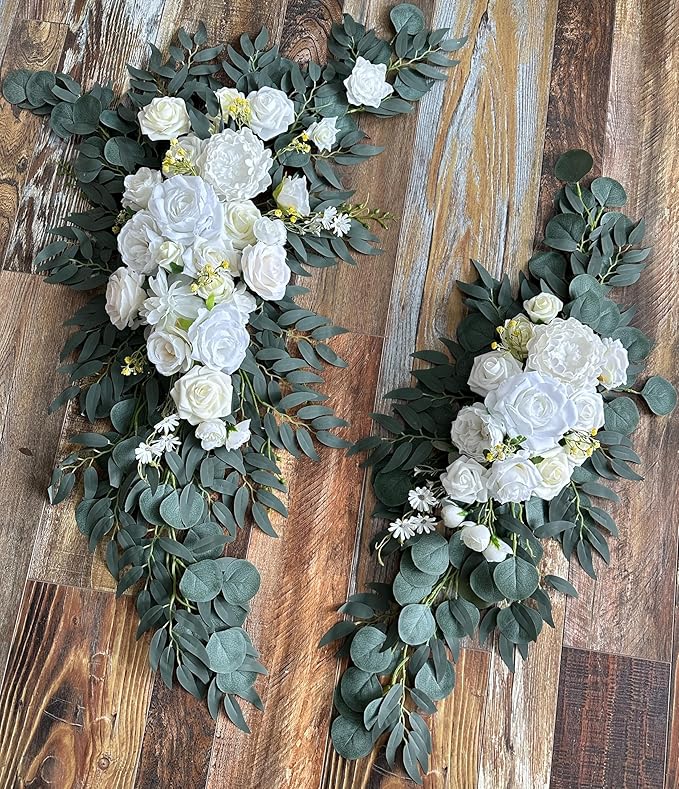 Wedding Arch Flowers with Drapes Kit - Image 7