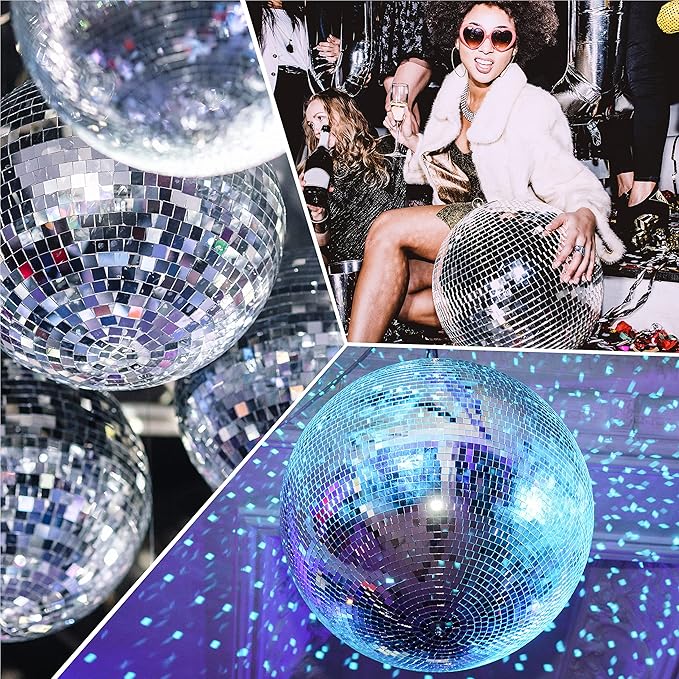 PP OPOUNT 7080 PCS Disco Ball Tiles, 5 x 5 mm Self-Adhesive Mini Mirror Tiles - Image 7