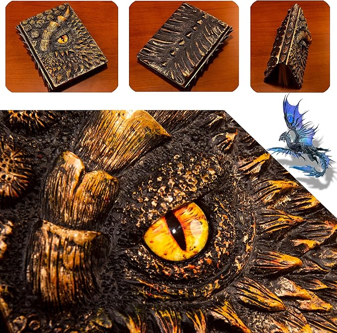 3D Dragon Eye Embossed Journal, Resin Engraving Notebook, Dnd notebook - Image 4
