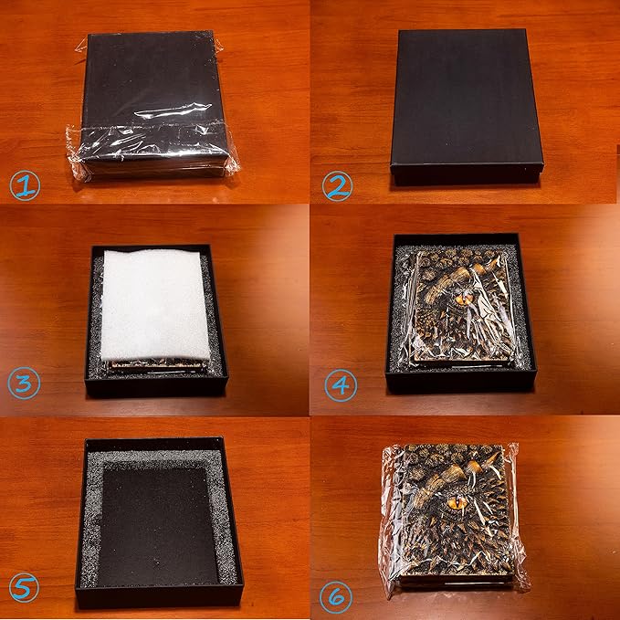 3D Dragon Eye Embossed Journal, Resin Engraving Notebook, Dnd notebook - Image 5