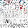 66 Sheets 430+ PCS Cute Temporary Tattoos by EGMBGM