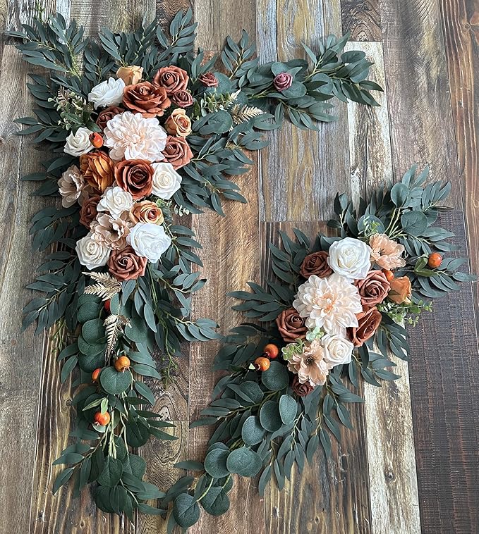 Wedding Arch Flowers with Drapes Kit - Image 8