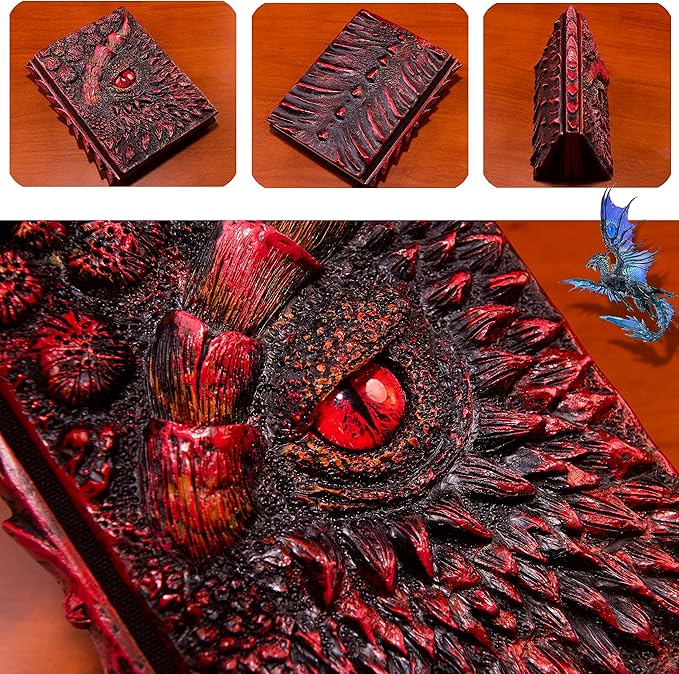 3D Dragon Eye Embossed Journal, Resin Engraving Notebook, Dnd notebook - Image 4